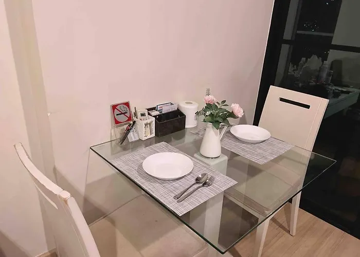 High Rise Luxury 1bed Roof Pool 2 Minmrt Apartment