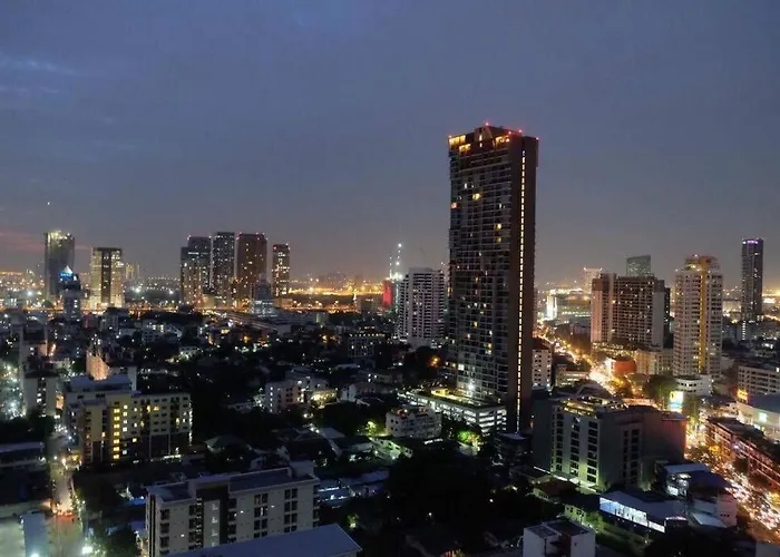 High Rise Luxury 1bed Roof Pool 2 Minmrt Appartamento Bangkok