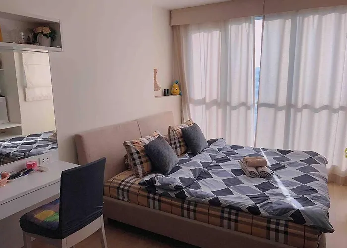 High Rise Luxury 1bed Roof Pool 2 Minmrt Apartment *