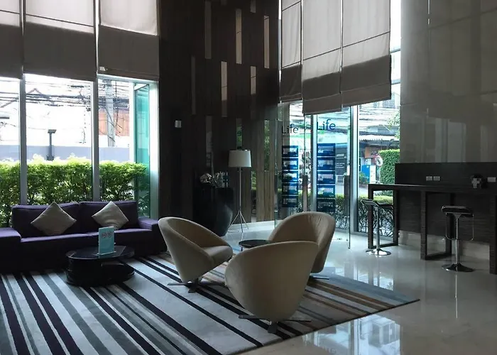 Apartment High Rise Luxury 1bed Roof Pool 2 Minmrt Bangkok