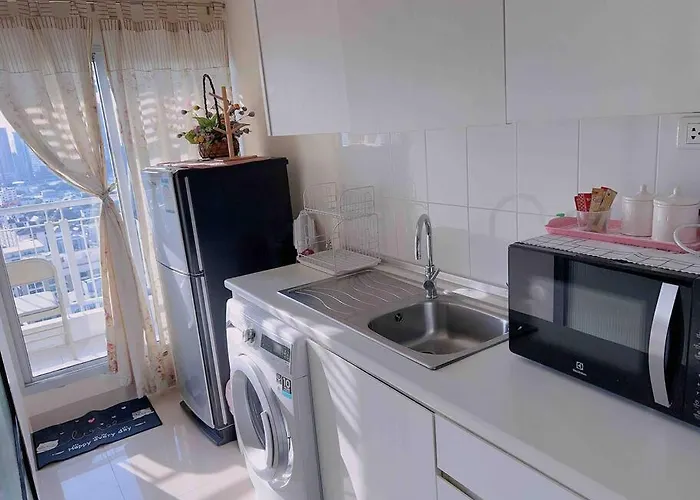 High Rise Luxury 1bed Roof Pool 2 Minmrt Appartamento *